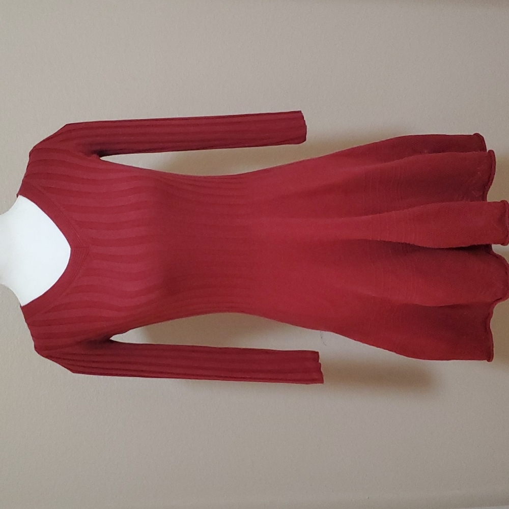 Max Studio Dress Mini Women Red XS